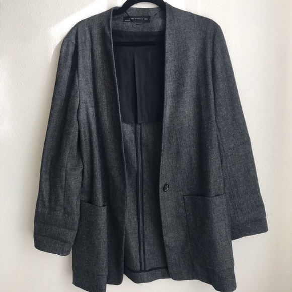 Herringbone formal blazer - Picture 3 of 3